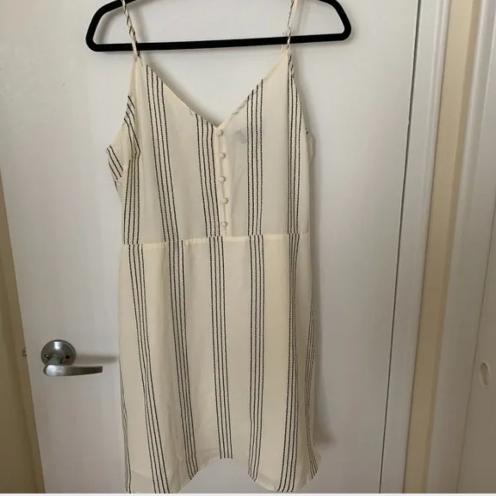 Dynamite Black and Beige Dress